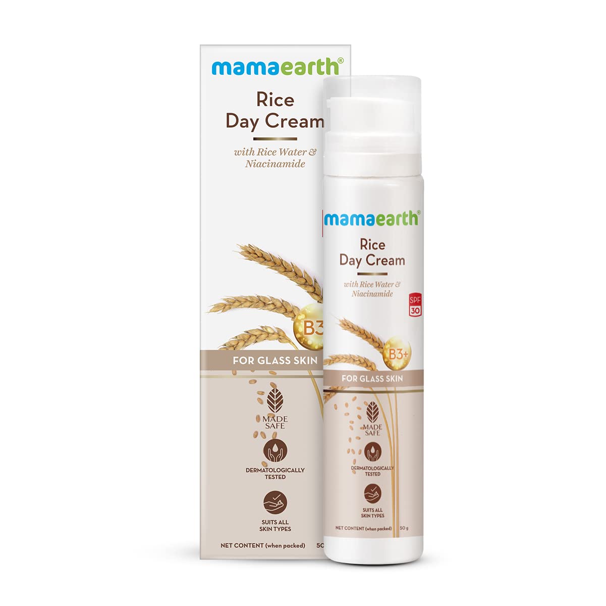 Mama Earth Rice Day Cream SPF30 50g