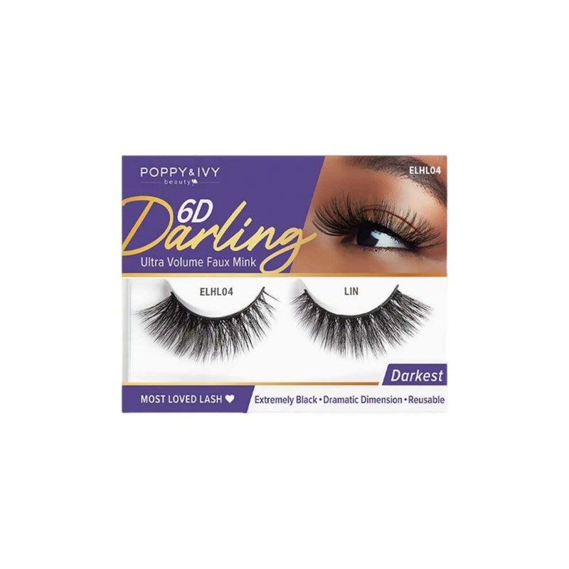 Absolute New York 6D Darling Ultra Volume Faux Mink Eye Lashes - ELHL04 Lin