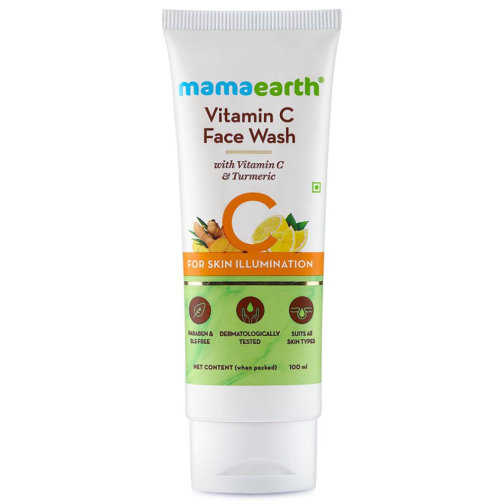 Mama Earth Vitamin C Face Wash With Vitamin C & Turmeric 100ml