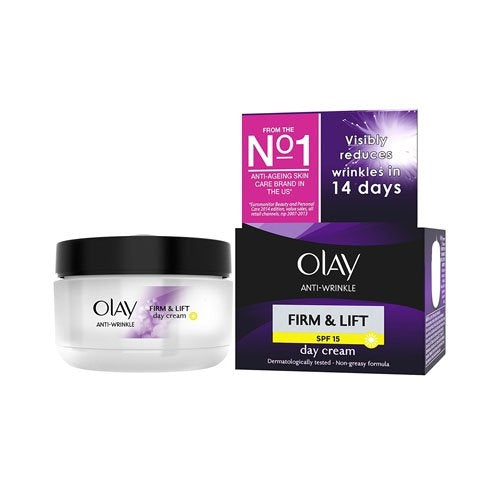 Olay Anti-Wrinkle Firm And Lift Anti-Ageing Day Moisturiser SPF 15