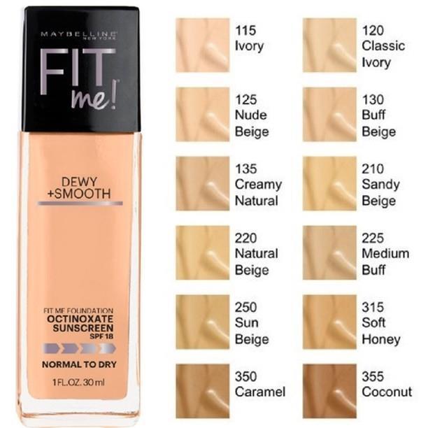 Maybelline Fit Me Dewy + Smooth Foundation