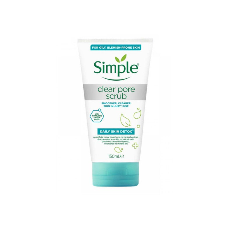 Simple Daily Skin Clear Pore Facial Scrub 150ml