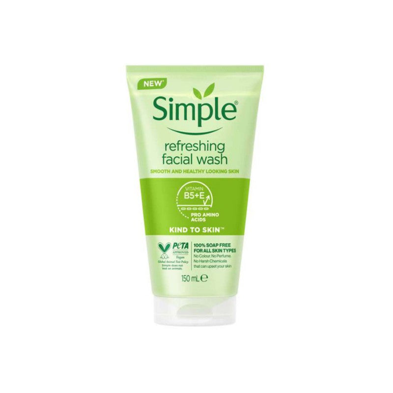 Simple Refreshing Facial Wash Kind To Skin 150ml