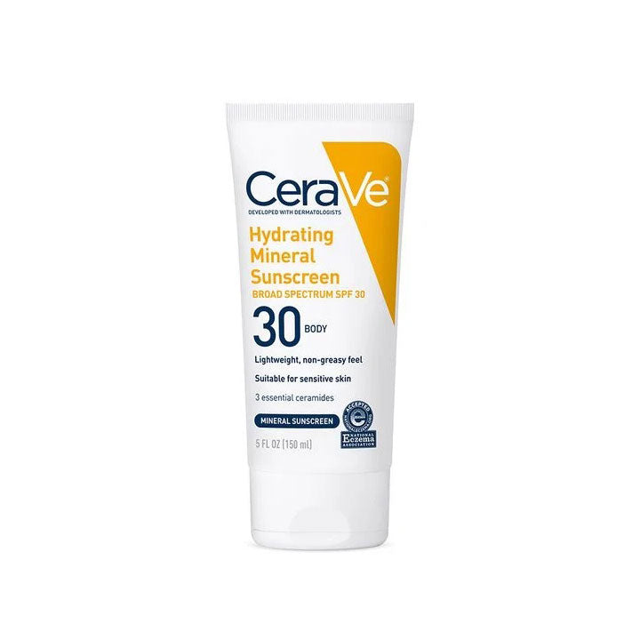 Cerave Hydrating Mineral Sunscreen SPF 30 Body Lotion